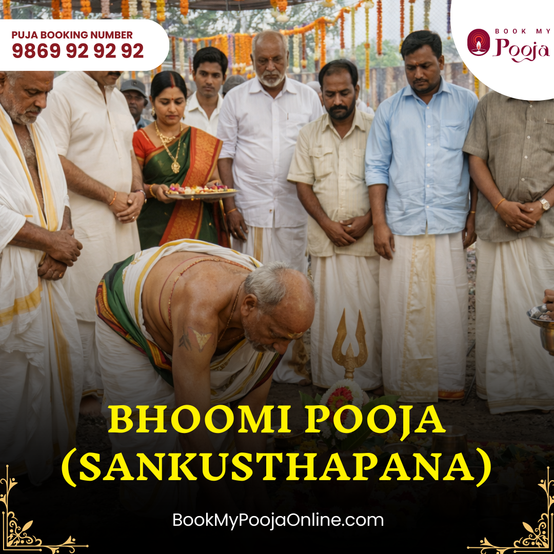 BookMyPooja Bhoomi Pooja (Sankusthapana)
