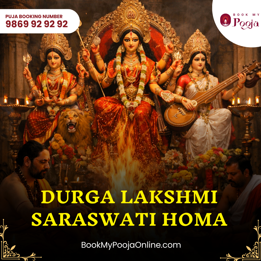 BookMyPooja Durga Lakshmi Saraswati Homa
