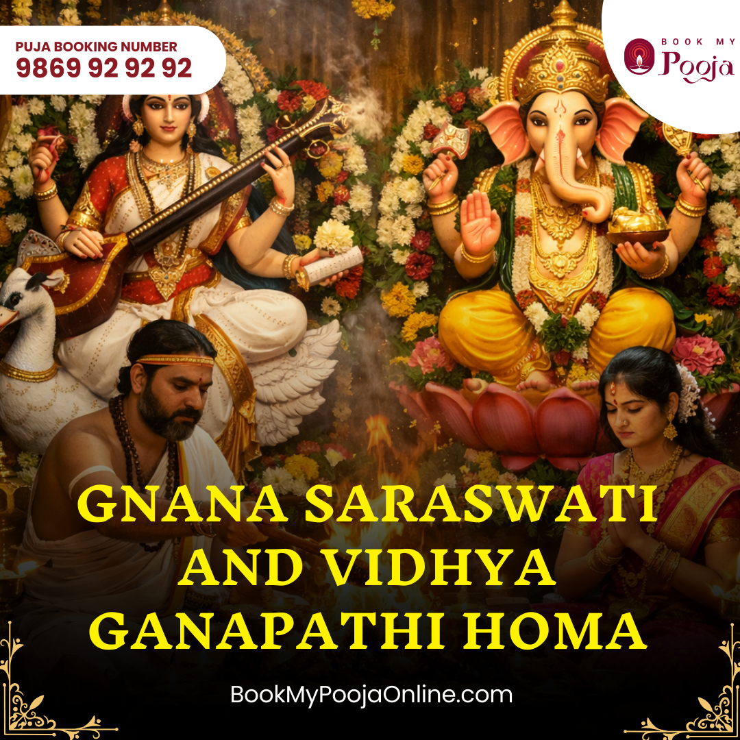 BookMyPooja Gnana Saraswati and Vidhya Ganapathi Homa