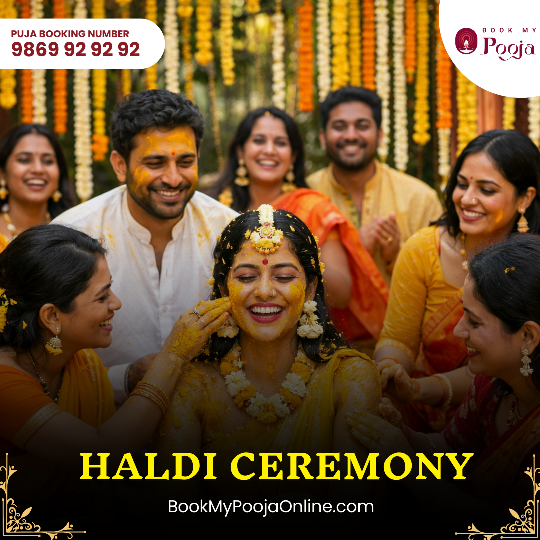 BookMyPooja Haldi Ceremony